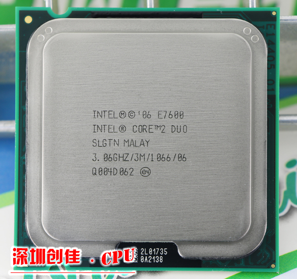 E7600     Intel 2 Duo E7600 3.06  3  / 1066   LGA 775 scrattered 