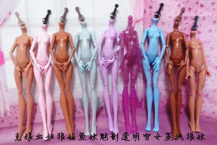 HOT Original Demon Monster Dolls Naked Body Without Head For Dolls DIY Multi-Joints Detachable Rotatable Arm Leg 1/6 Doll Bodies