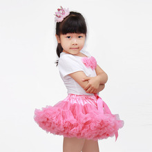 Summer Baby Girl Clothing Set White Flower T Shirt + Bow Blue Ruffles Tutu Skirts Glris 2 Pcs Sets Hello Kitty Kids Clothes
