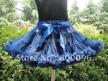 Hot Sale Girl Tutu Skirt Kids Princess Blue Bow of Short Skirts for Kids Pettiskirt PETS-115