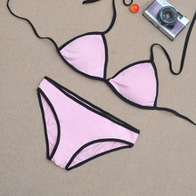 2015 women sexy bikini set brazilian lace swimsuits triangl swimwear bikini bathing suit summer style