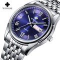 Top Brand Luxury Mens Business Watches Full Steel Waterproof Men Sport Quartz Wrist Watch Male Clock