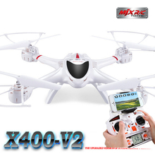 Original MJX X400 RC Helicopter 4CH 6 AXIS GYRO Drone With Camera FPV Kit Electric Remote Control Plane Toys White Color x400-V2
