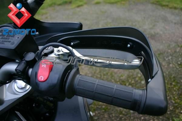 Black Universal motorcycle Motorcross Dirt Bike MX ATV HAND GUARDS for dual road handguard (3)