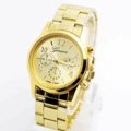 Hot Golden Men s Business wristwatches Fashion Casual male Quartz watch Men luxury Brand Steel watches
