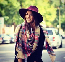 2016 NEW Hot Unisex Large font b Tartan b font Scarf Wrap Shawl Neck Stole Warm