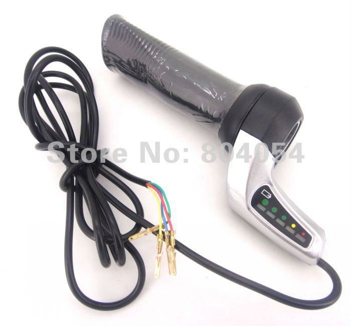48V Electric Bicycle Throttle Twist Grip with LED Battery indicator 48V E BIKE SG005