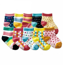 12pairs lot Kids Socks Baby New Born Boy Girl Casual Winter Meias Infantil Baby Slippers Anti