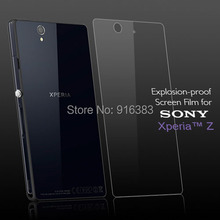 Free Shipping Back Glass Anti Shatter Film Replacement Parts for Sony Xperia Z L36H ASF New Arrival