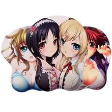 New Japan Anime 3D Mouse Pad SUPER SONICO Girl Soft Big Breast Cosplay Free Ship ping Japanese Animation