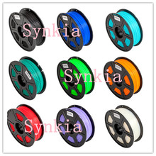 Wholesale Synkia10kg/lot 1.75mm ABS/ PLA Filament 3D Printers Filament 10 Colors Mix