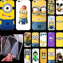 Горячая продается funy комикс чехол гадкий я желтый миньон чехол для apple iphone 5 iphone 5S iphone5s телефон чехол раковина одн ere qet