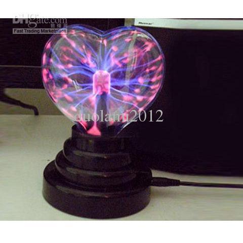 Plasma USB Light Sphere Heart Lover Party Gift