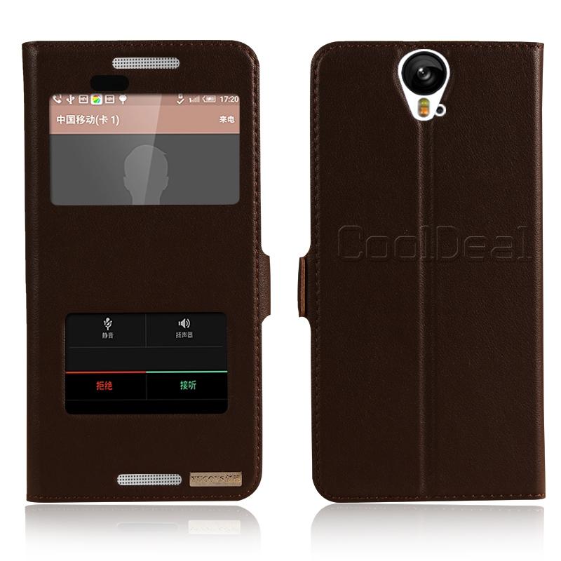 Retro Genuine Leather Flip Stand Cover Cases For font b Phone b font HTC one E9