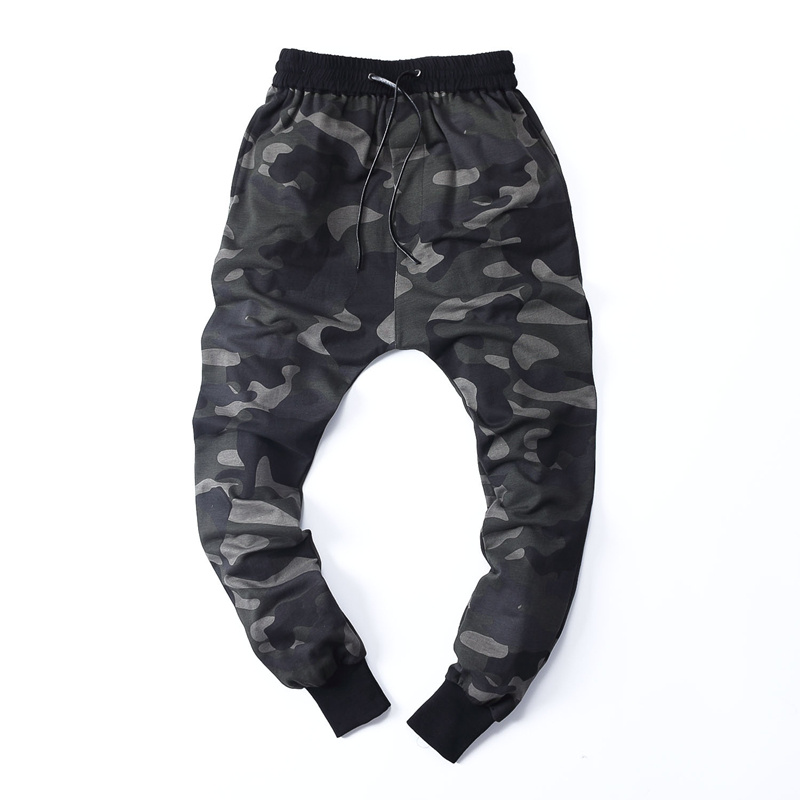 camo drop crotch pants