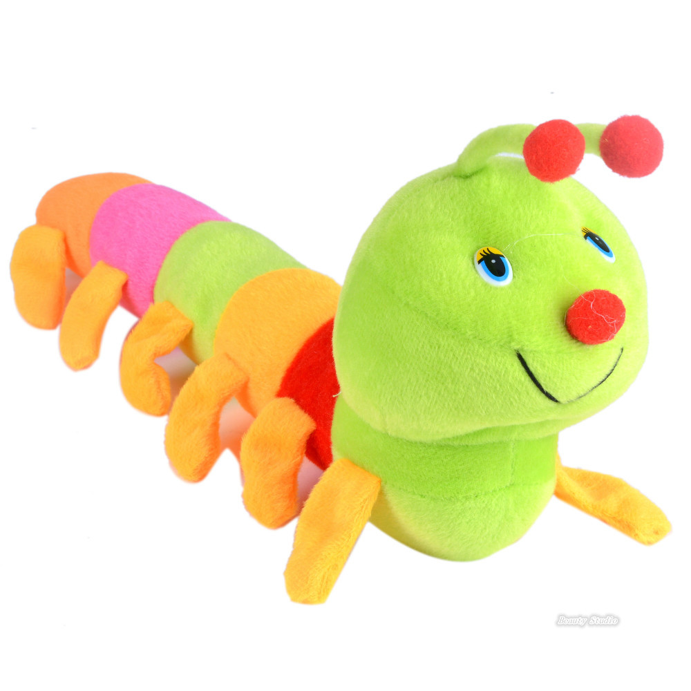 New Colorful Best Pricee Inchworm Soft Lovely Developmental Baby Toy Caterpillars Bug Doll Plush ...