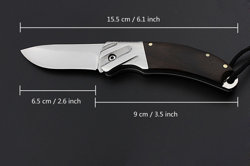 CABAR 2015 New Arrival Single Blade Hunting Camping Diving Outdoor Knife Top Quality Blade Fold Knife