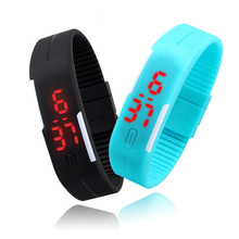 Sport Watches Men Watch Fashion Simple Colorfull Silicone Outdoor Sports Watch 11 Colors tf 83