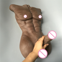 Full Solid Silicone Black Male Sex Doll with Big Penis, Adult Sex doll for Women or gay