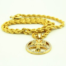 Gothic Hip Hop Gold Necklace for Women 2016 Boho Colar Vintage Fine Jewelry Collar Mujer Bijoux Gold Chain Statement Necklace
