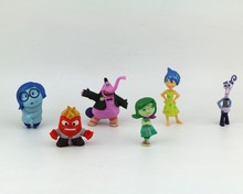 6pcs/lot Inside Out PVC Figure toys The Minds Of Major Combat Action Figures Boys Girls Christmas Birthday Gift Free Shipping