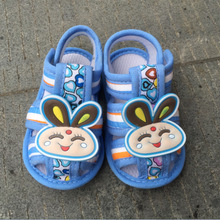 soft sole shoes Blue rabbit sandals toddler shoes Cute  Hot sale first walkers Cotton