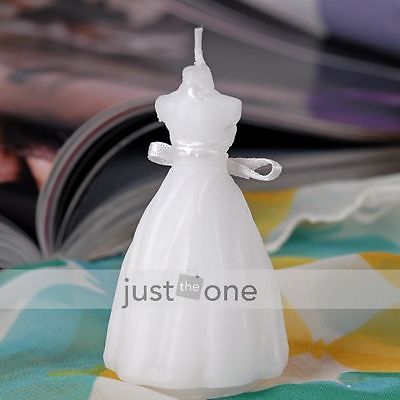 wedding dress candle