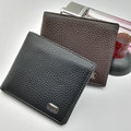 Men Short Wallets Black Brown Bifold Wallet Men s Soft Leather Card Holder Purses Pockets High