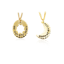 New 2014 Wholesale His and Hers Khal Khaleesi Necklaces Game of Thrones necklace moon of my life necklace,Sun and Stars necklace