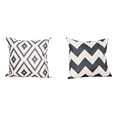 High Quality 45CM 45CM Comfortable Car Seat Cover Cotton Linen Weave decorative Cushion Covers Free Shipping