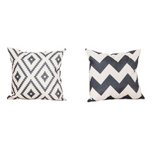High Quality 45CM 45CM Comfortable Car Seat Cover Cotton Linen Weave decorative Cushion Covers Free Shipping