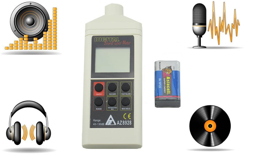 Hot sale Digital Accurate Sound pressure Level db Decibel Meter Noise meter free shipping
