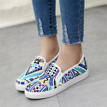 Spring/summer 2016 shallow mouth casual shoes graffiti a pedal lazy student shoes slip-on shoes, fashion shoes free shipping