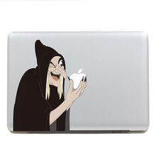 Removable beautiful cute lonely cartoon witch’spoison tablet sticker and laptop computer sticker for macbook Air 11,205*270mm