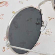 Unisex Women Men Mirror lens Round Glasses Steampunk Sunglasses Vintage Retro