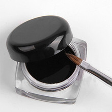 1Pcs Hot Sale Black Waterproof Eye Liner Eyeliner Gel Makeup Cosmetic Brush Makeup Set