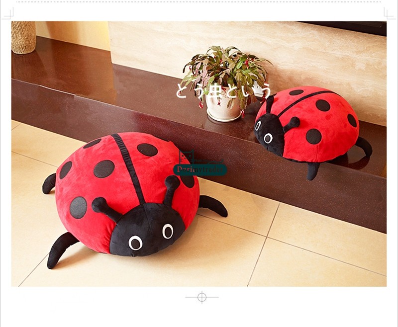 large ladybug stuffed animal