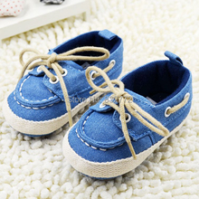New Toddler Boy Girl Soft Sole Crib Shoes Laces Sneaker Baby Shoes PrewalkerFree Drop Shipping
