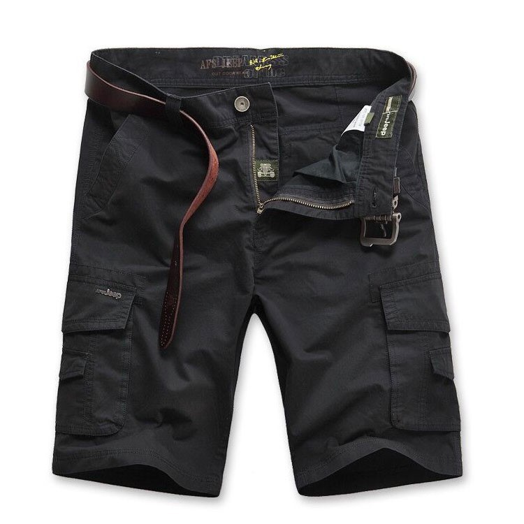 2015 Brand AFS JEEP Plus Size 30-44 Summer Men\'s Army Green Cargo Casual Bermuda Shorts Cotton Short Pants Pantalones Corto 882 (19)