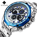 Mens Big Watch Brand Luxury Steel Band Clock Army Military Sports Men Watches relogio masculino