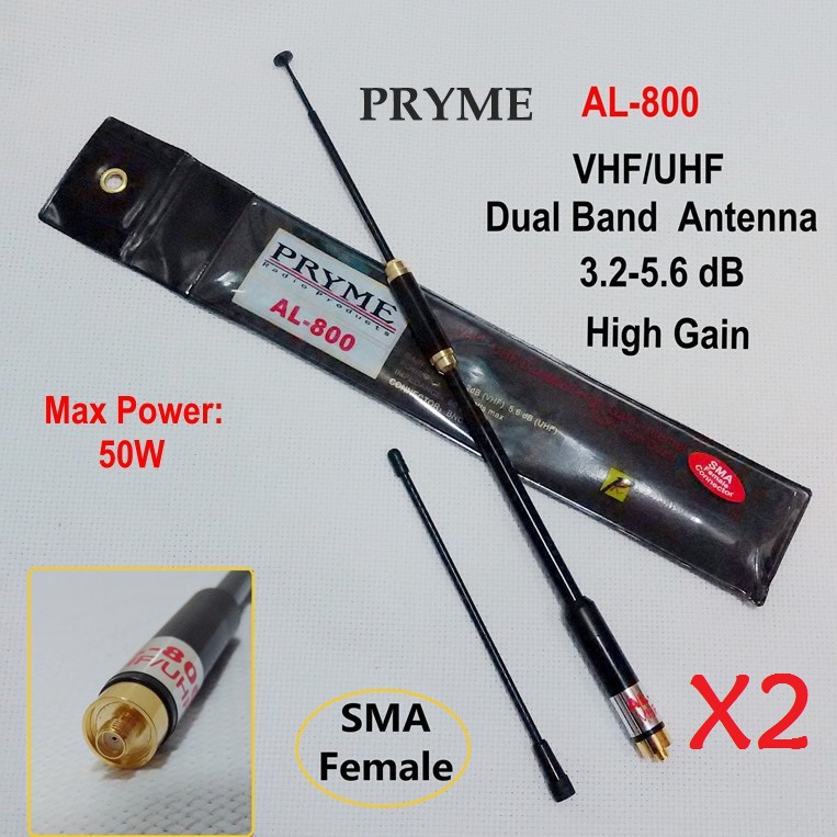2 XNew  AL-800 SMA-F   /          -5r UV-B6 TG-UV2 KG-UVD1P