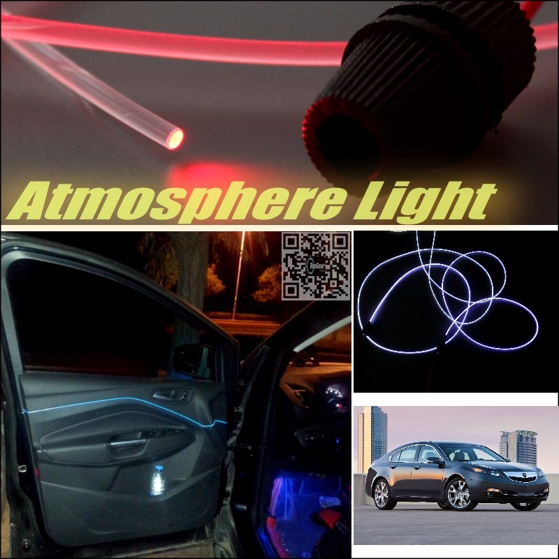 Car Atmosphere Light Fiber Optic Band For Acura TL Interior Refit No Dizzling Cab Inside DIY Air light