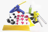 Super PDR Tools Set with Smile Dent Lifter Glue Gun Tabs Yellow Glue Sticks PDR Bridge Rubber Scraper