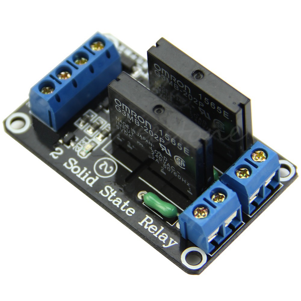 5v 2 channel omron ssr high level solid state relay module 5v 2 channel omron ssr high level solid state relay module