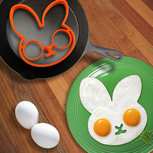 2015 New factory direct wholesale hot creative kitchen silicone mold omelette device rabbit/Kitchen Tools And cooking egg tools