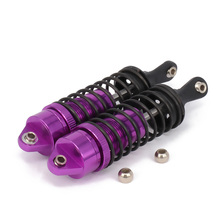 Oil Filled 100mm Machined Alloy Aluminum Front Shock Absorber For RC 1/10 TRAXXAS SLASH 5807 4×4 Upgraded Hop-up Parts Jumper