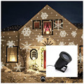 Waterproof Moving Snow Laser Projector Lamps Snowflake LED Stage Light For Christmas Party Landscape Light Garden
