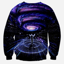 newest youth fashion spring and Autumn thin sweatshirts girls big kids funny 3D Magcal conductor printed
