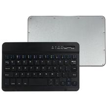 Factory Price water proof anti skid Brushed Aluminum Wireless Bluetooth Keyboard Energy saving For IOS Android