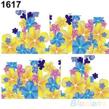 Beautiful Flowers Nail Art Nail Decals Water Transfer Stickers Decoration Hot 2KGF